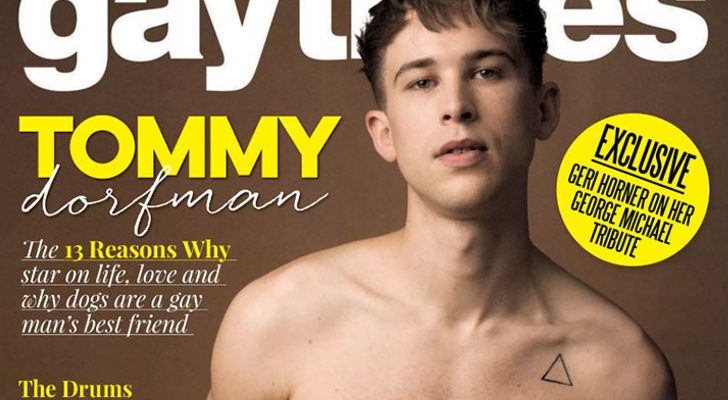 Tommy Dorfman ('Por 13 razones') posa sexy para la portada de Gay Times
