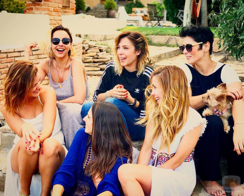 Chenoa, Geno Machado, Gisela, Nuria Fergó, Natalia y Rosa López ('Operación Triunfo')