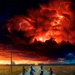 Cartel de la segunda temporada de 'Stranger Things'