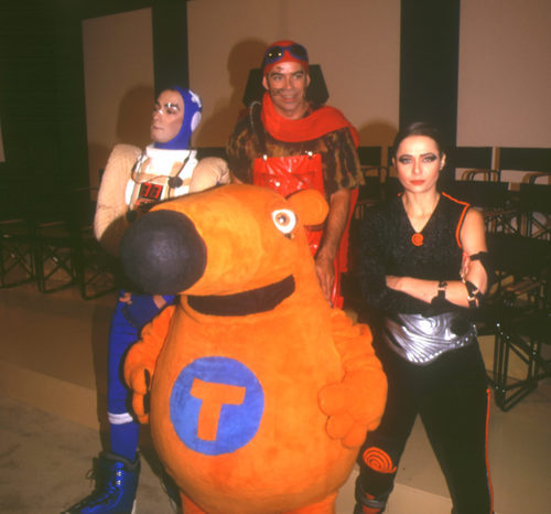 El Capitán Lapa, Rocko Alicates, Cybercelia y Trasto, personajes principales de 'Cyberclub'