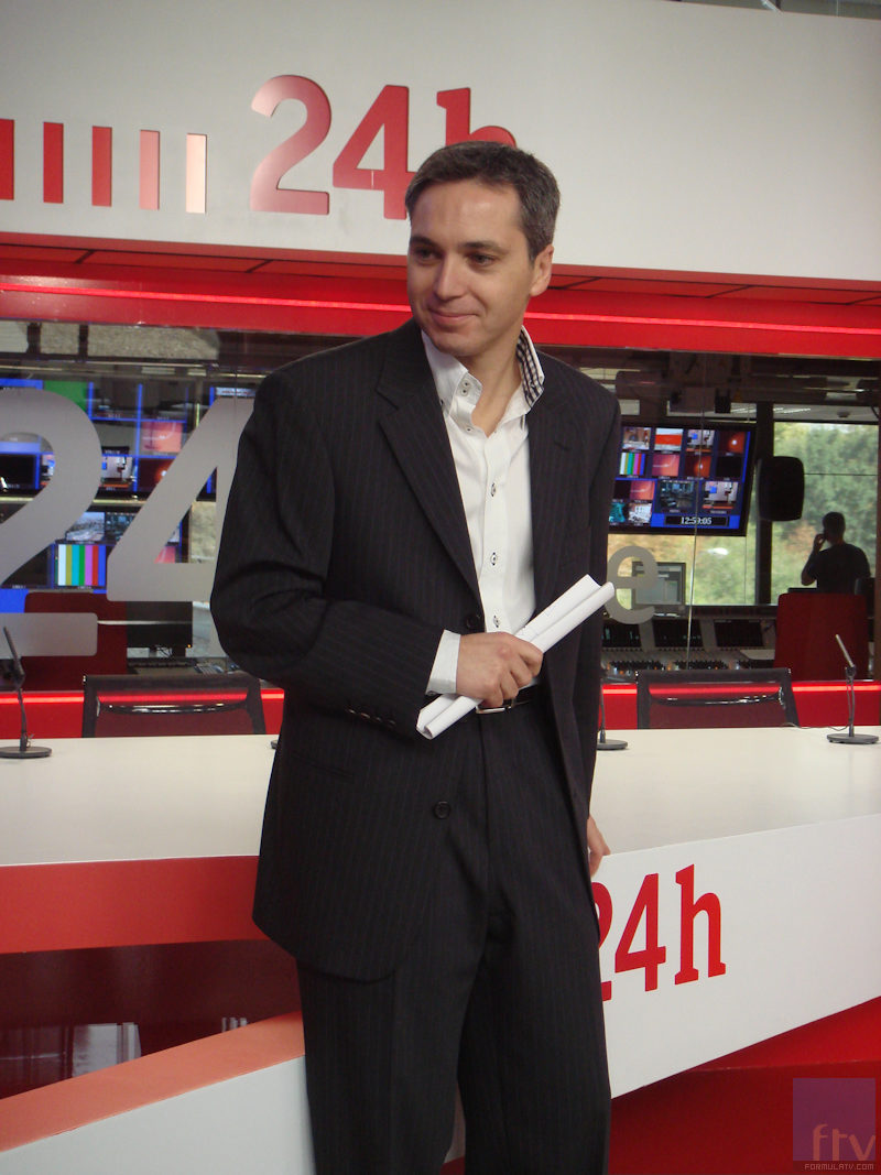 Vicente Vallés en el Canal 24 horas