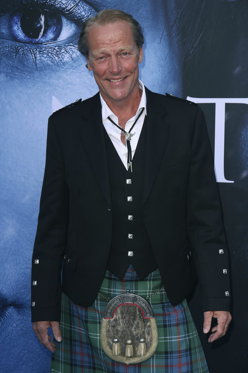 Iain Glen en la premiere de la séptima temporada de 'Juego de Tronos' en Los Ángeles