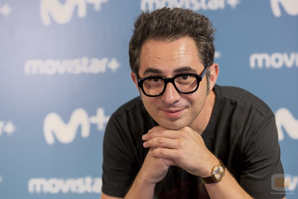 Berto Romero en la presentación de 'Mira lo que has hecho', la nueva serie de Movistar +