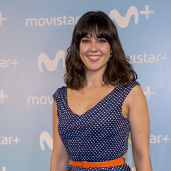 Eva Ugarte durante la presentación de la nueva serie de Movistar +, 'Mira lo que has hecho'