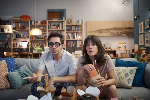 Berto Romero (Berto) y Eva Ugarte (Sandra) en 'Mira lo que has hecho'