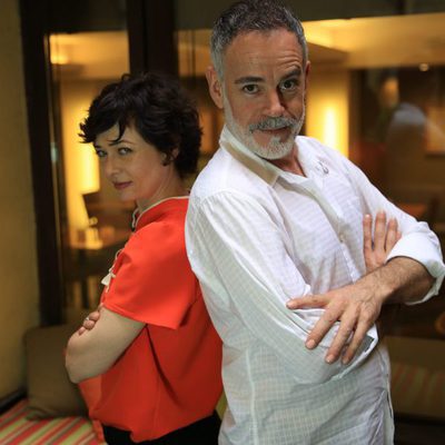 Diana Lázaro y Miguel Mota fueron Cybercelia y Rocko Alicates en 'Cyberclub'