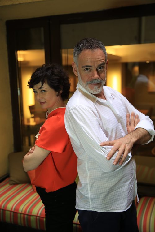 Diana Lázaro y Miguel Mota fueron Cybercelia y Rocko Alicates en 'Cyberclub'