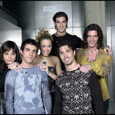 Los seis finalistas de 'OT 2' posan juntos