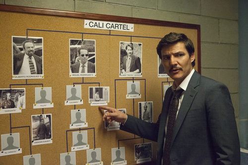 Pedro Pascal (Javier Peña) en la tercera temporada de 'Narcos'