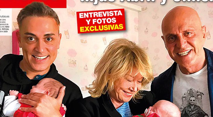 Kiko Hernández presenta a sus hijas en Diez Minutos