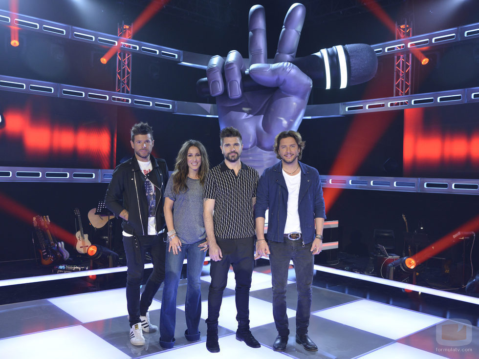 Juanes, Pablo López, Manuel Carrasco y Malú, coaches de 'La Voz'