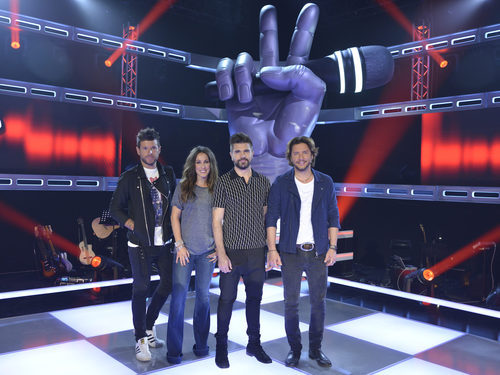 Juanes, Pablo López, Manuel Carrasco y Malú, coaches de 'La Voz'