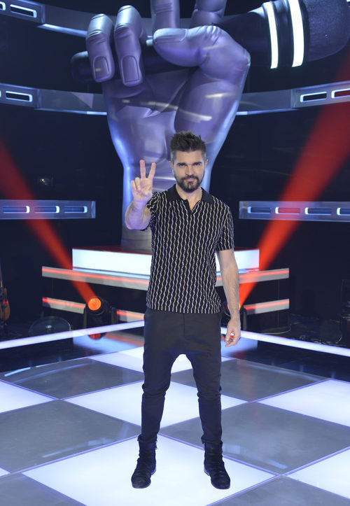 Juanes posa en la presentación de 'La Voz' y 'La Voz Kids'