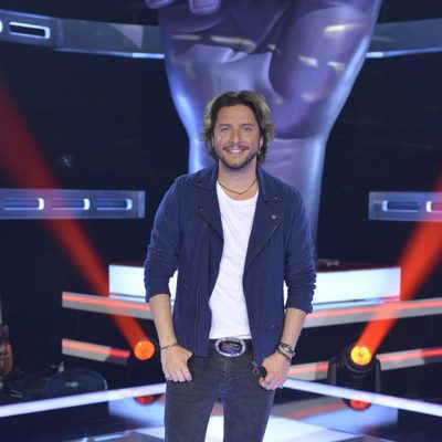 Manuel Carrasco posa en la presentación de 'La Voz' y 'La Voz Kids'