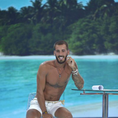 Iván González posa en el la gala final de 'Supervivientes 2017'