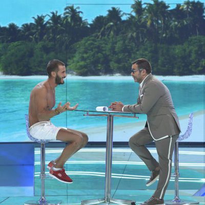 Iván González habla con Jorge Javier Vázquez en final de 'Supervivientes 2017'