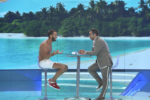 Iván González habla con Jorge Javier Vázquez en final de 'Supervivientes 2017'