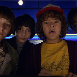 Dustin, Will, Lucas y Mike en la segunda temporada de 'Stranger Things'