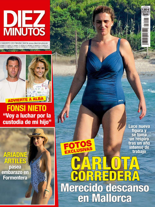 Carlota Corredera luce cuerpo en la portada de Diez Minutos