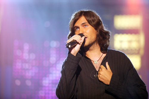 Fran Dieli cantando en 'Operación Triunfo 2005'