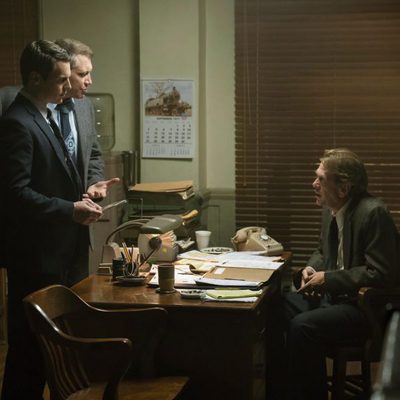 Jonathan Groff (Holden Ford), Holt McCallany (Bill Tench) y Cotter Smith (Shepard) en 'Mindhunter'