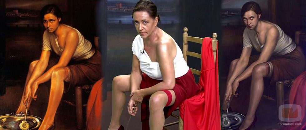 Lydia Lozano disfrazada de "La chiquita piconera" en 'Sálvame'