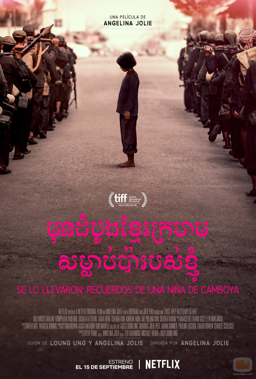 Póster de la película "Se lo llevaron: recuerdos de una niña de Camboya" de Netflix