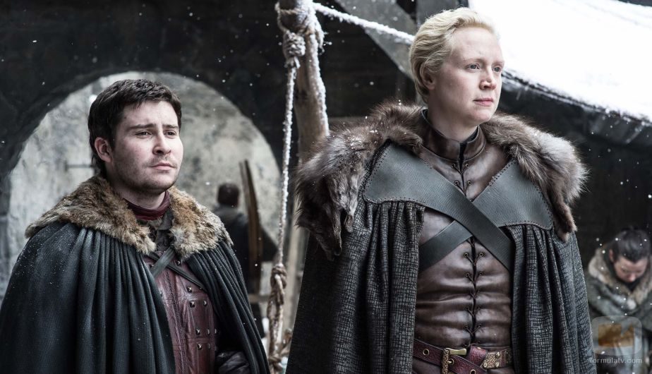 Podrick Payne y Brienne de Tarth en el 7x04 de 'Juego de Tronos'