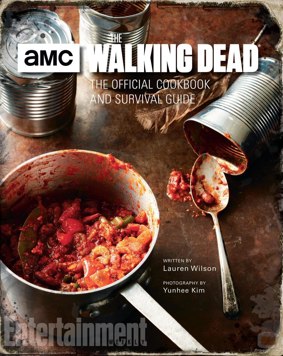 Portada del libro de cocina y supervivencia de 'The Walking Dead'