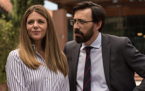 Manuela Velasco e Israel Elejalde en 'Traición', nueva serie de TVE
