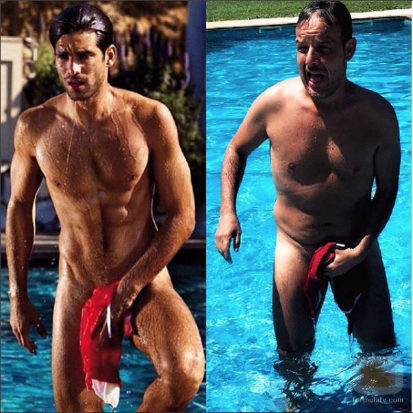 Àngel Llàcer protagonia un desnudo de lo más gracioso