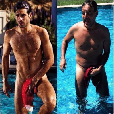 Àngel Llàcer protagonia un desnudo de lo más gracioso