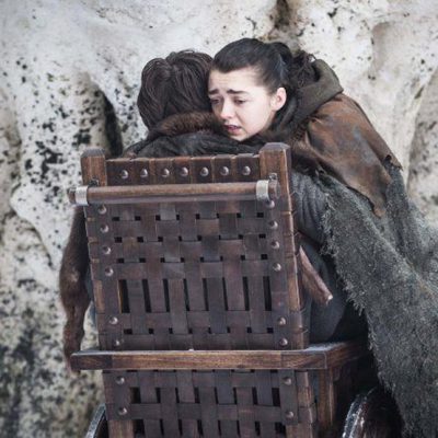Arya Stark y Bran Stark en el 7x04 de 'Juego de Tronos'