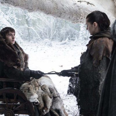 Bran Stark y Arya Stark en el 7x04 de 'Juego de Tronos'