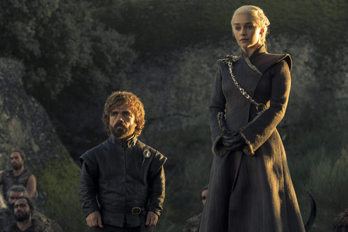 Tyrion Lannister y Daenerys Targaryen en el 7x05 de 'Juego de tronos'