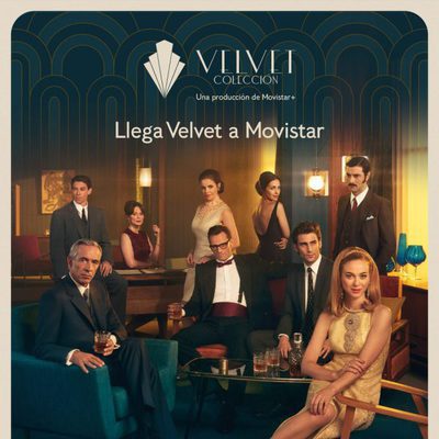 Cartel oficial de 'Velvet colección', la nueva serie de Movistar+
