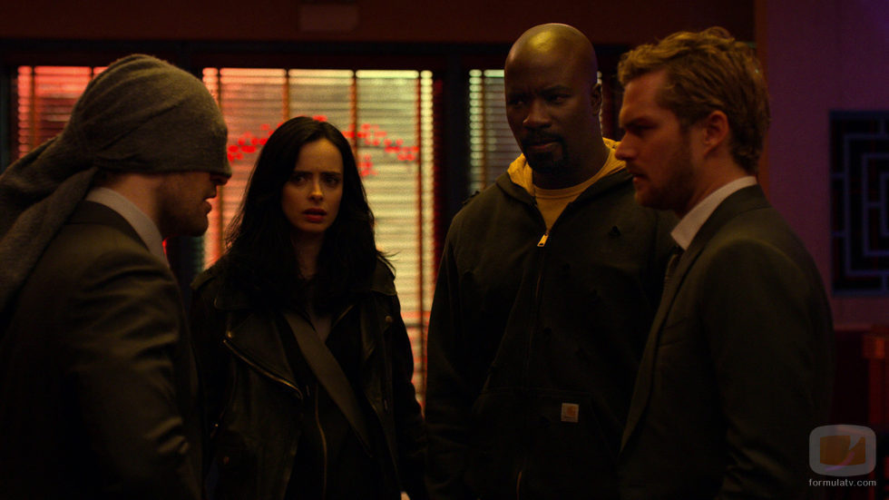 Los integrantes de 'The Defenders', juntos