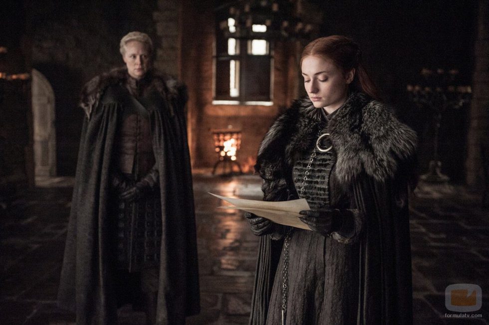 Sansa Stark y Brienne en el 7x06 de 'Juego de Tronos'