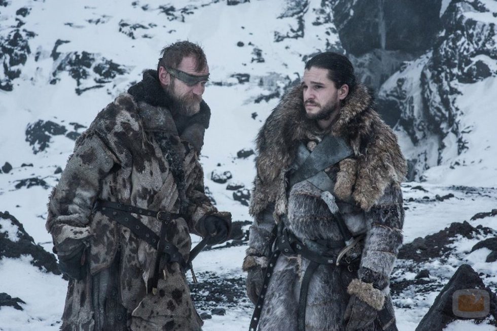 Beric Dondarrion y Jon Nieve en el 7x06 de 'Juego de Tronos'
