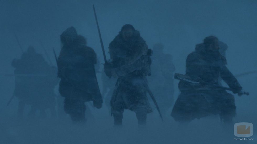 La expedición de Jon Nieve se defiende en el 7x06 de 'Juego de Tronos'