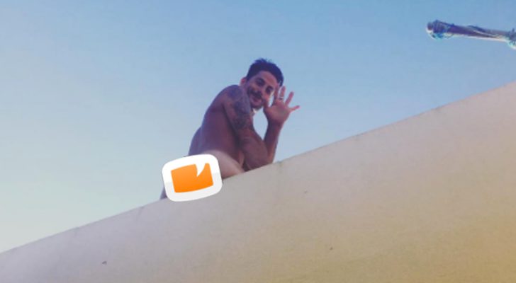 Luis Fernández desnudo en Instagram