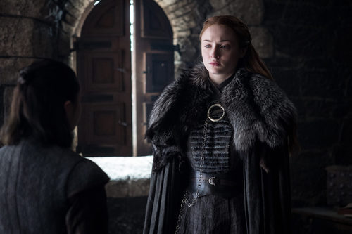 Sansa Stark y Arya en el 7x06 de 'Juego de Tronos'
