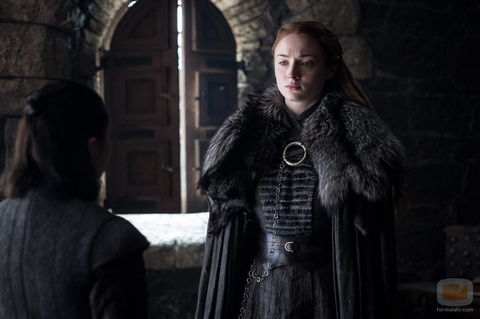 Sansa Stark y Arya en el 7x06 de 'Juego de Tronos'