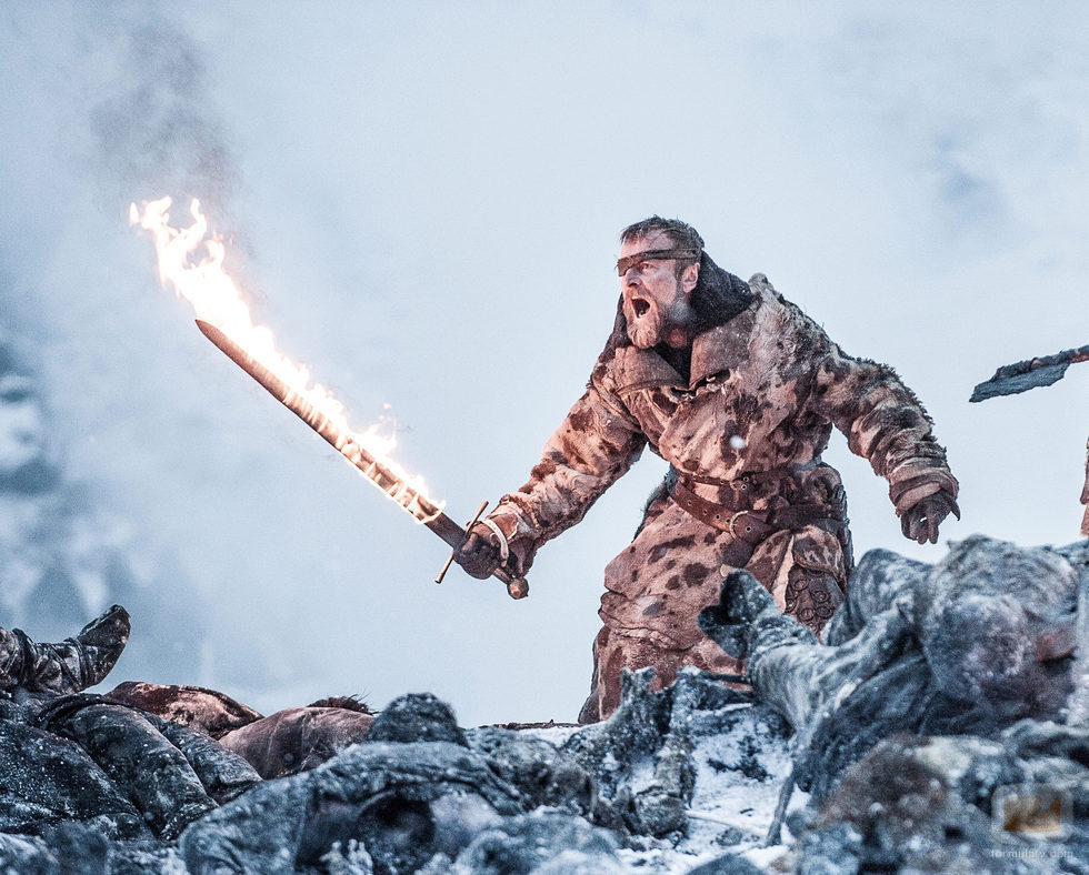 Beric Dondarrion durante 7x06 de 'Juego de Tronos'