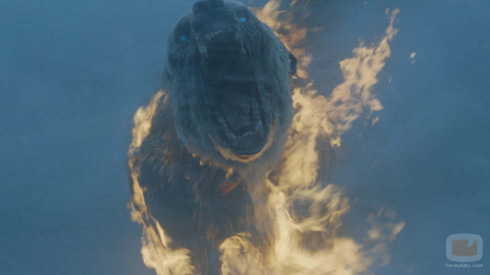 Un oso white walker en el 7x06 de 'Juego de Tronos'