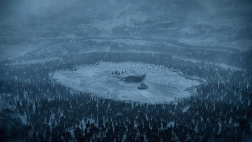 La expedición de Jon Nieve rodeada por el Ejército de los Muertos el 7x06 de 'Juego de Tronos'