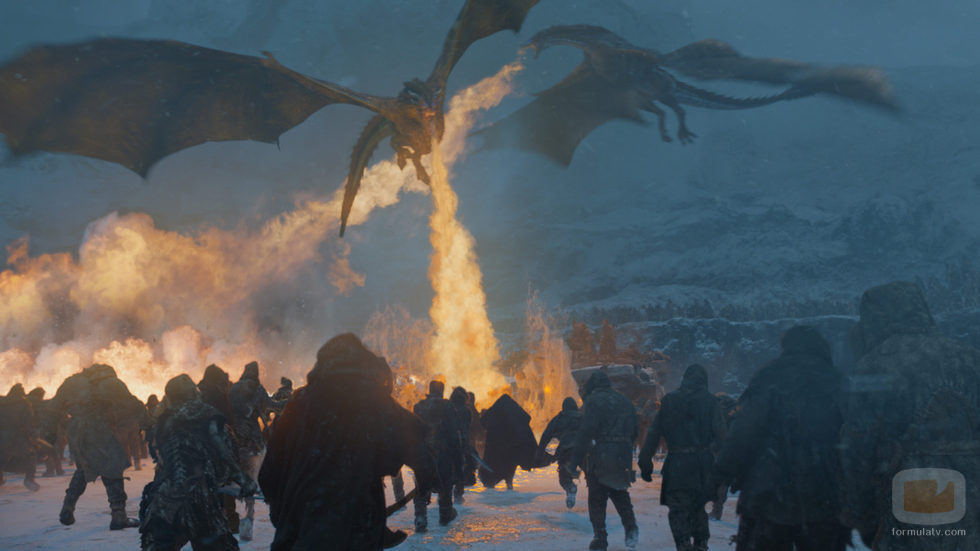Los dragones de Daenerys en el 7x06 de 'Juego de Tronos'