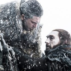 Benjen Stark y Jon Nieve durante el 7x06 de 'Juego de Tronos'