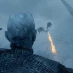 El Rey de la Noche contra Viserion en el 7x06 de 'Juego de Tronos'