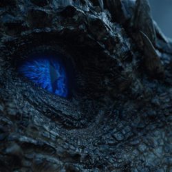 Viserion, dragón blanco en el 7x06 de 'Juego de Tronos'